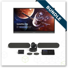 Load image into Gallery viewer, BenQ 86&quot; RP8603 IFP and Logitech Rally Plus Large Room Bundle Solution with Intel PC