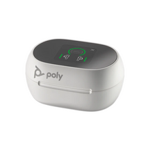 Load image into Gallery viewer, Poly Voyager Free 60+ Earbuds with Touchscreen Charging Case (White / USB-C)