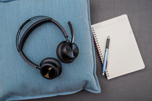 Load image into Gallery viewer, Poly Voyager Focus 2 Stereo Bluetooth Headset USB-A, Certified for Microsoft Teams (With Charging Stand)