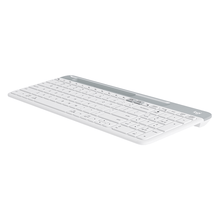 Load image into Gallery viewer, Logitech K580 Slim Multi-Device Wireless Keyboard in white