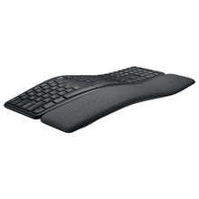 Load image into Gallery viewer, logitech k860 ERGO keyboard angled view