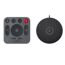 Load image into Gallery viewer, logitech rally mic pod and remote control
