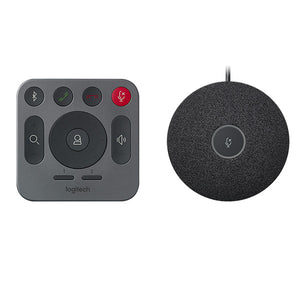 logitech rally mic pod and remote control