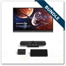 Load image into Gallery viewer, BenQ 65&quot; RP6503 IFP and Logitech MeetUp Small Room Bundle Solution with Intel PC