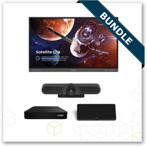 BenQ 65" RP6503 IFP and Logitech MeetUp Small Room Bundle Solution with Lenovo Thinkcore