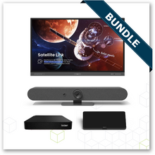 Load image into Gallery viewer, BenQ 75&quot; RP7503 IFP and Logitech Rally Bar Mini Medium Room Bundle Solution with Lenovo Thinkcore
