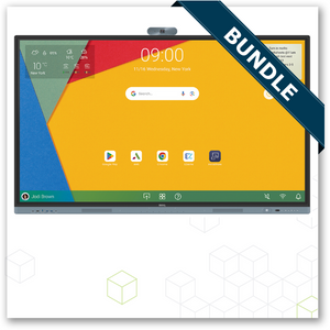 BenQ 65" EDLA-Certified RM6504 Interactive Display + Zoom-Certified DV01K Smart Camera