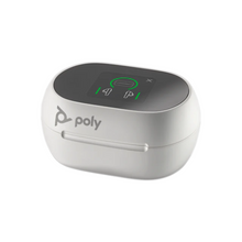 Load image into Gallery viewer, Poly Voyager Free 60+ Earbuds with Touchscreen Charging Case (White / USB-A)