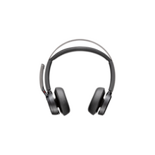 Load image into Gallery viewer, Poly Voyager Focus 2 Stereo Bluetooth Headset USB-A, Certified for Microsoft Teams (With Charging Stand)