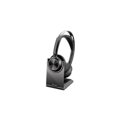 Poly Voyager Focus 2 Stereo Bluetooth Headset USB-C, Certified for Microsoft Teams (With Charging Stand)