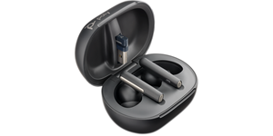 Poly Voyager Free 60+ Earbuds with Touchscreen Charging Case (Black / USB-A)