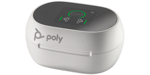 Poly Voyager Free 60+ Earbuds with Touchscreen Charging Case (Black / USB-A)