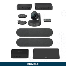 Load image into Gallery viewer, Logitech Google Meet Large Room Video Conferencing Bundle Components