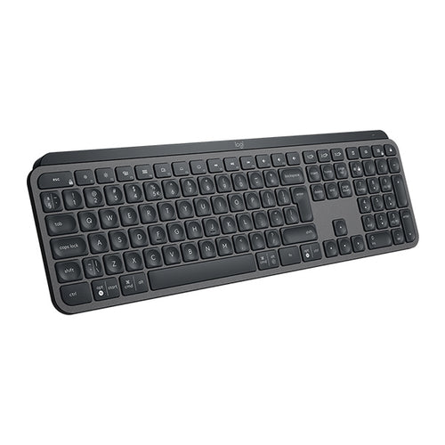 Diagonal view of Logitech MX keys