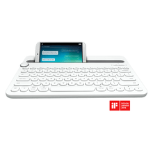 Load image into Gallery viewer, Logitech Bluetooth Multi-Device Keyboard K480 in white
