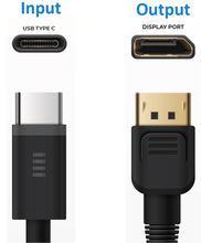 Load image into Gallery viewer, USB-C to DisplayPort 2M Cable