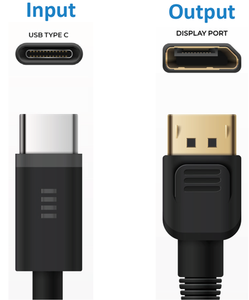 USB-C to DisplayPort 2M Cable