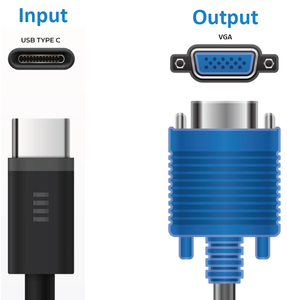 BluPeak USB-C to VGA Adapter
