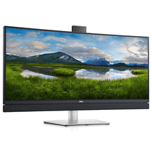 Load image into Gallery viewer, Dell 34&quot; Curved Video Conferencing Monitor angle
